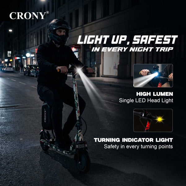 XM M365 APP+SEAT with Suspension is a foldable electric scooter designed for adult urban commuting. Powered by a 350W motor, it delivers speeds between 25–45 km/h with a range of 15–20 km per charge