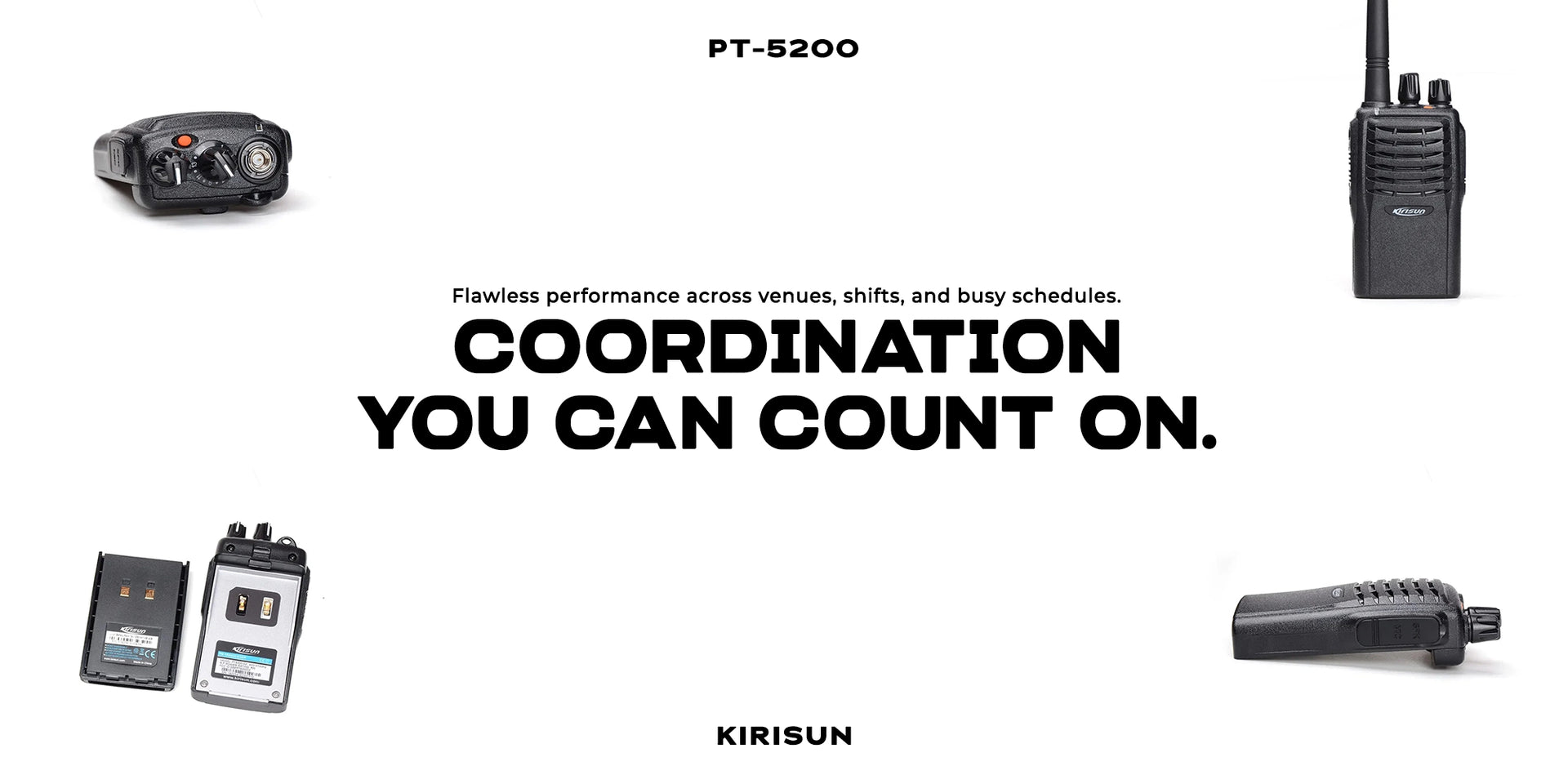 PT5200 UHF walkie-talkie Two Way Radio Digital Intercom Two Way Radio Walkie Talkie Talk Range 4-10km - Hero Banner 3