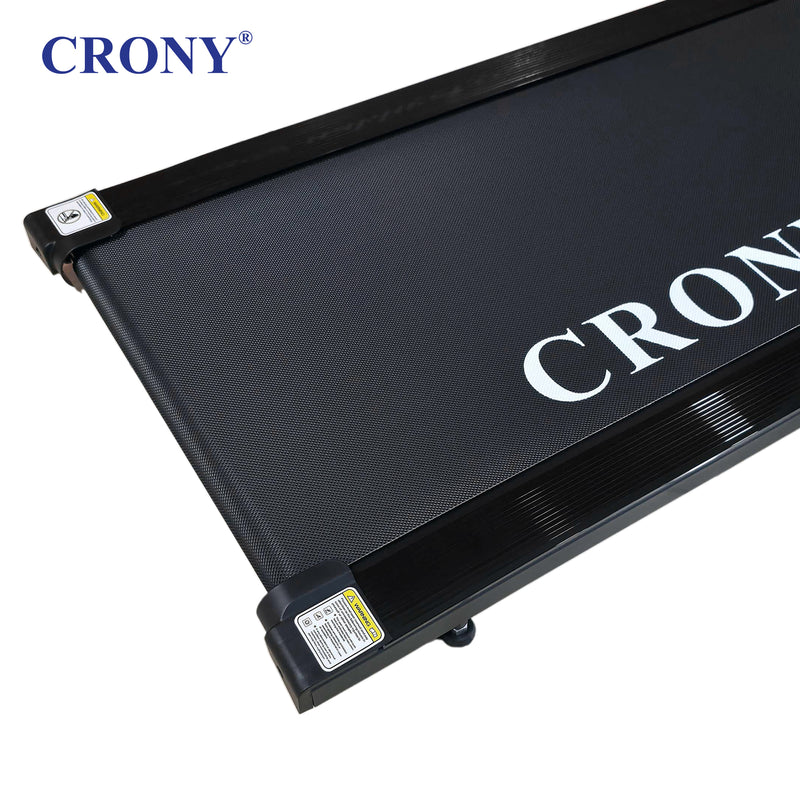 CRONY QK-3001 Electric Walking Machine, 1.3HP Peak Motor, 1–6 km/h Speed, LED Display, Remote Control, Bluetooth App, 100kg Weight Capacity, Compact Treadmill for Home & Office