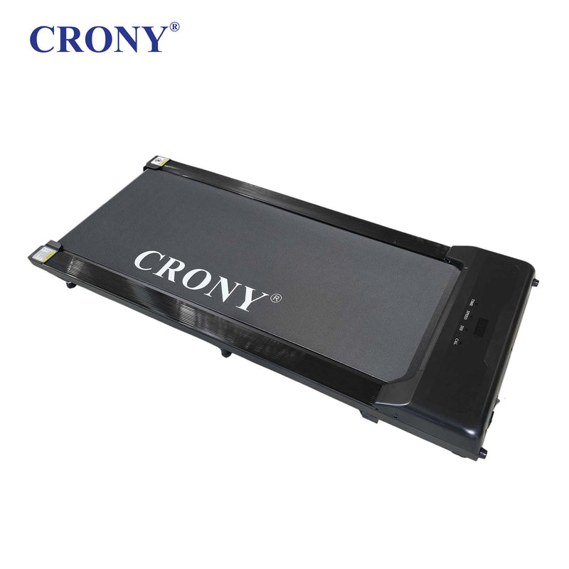 CRONY QK-3001 Electric Walking Machine, 1.3HP Peak Motor, 1–6 km/h Speed, LED Display, Remote Control, Bluetooth App, 100kg Weight Capacity, Compact Treadmill for Home & Office