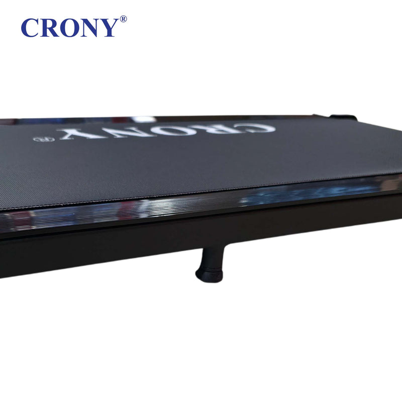 CRONY QK-3001 Electric Walking Machine, 1.3HP Peak Motor, 1–6 km/h Speed, LED Display, Remote Control, Bluetooth App, 100kg Weight Capacity, Compact Treadmill for Home & Office