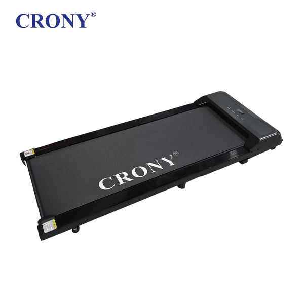 CRONY QK-3001 Electric Walking Machine, 1.3HP Peak Motor, 1–6 km/h Speed, LED Display, Remote Control, Bluetooth App, 100kg Weight Capacity, Compact Treadmill for Home & Office