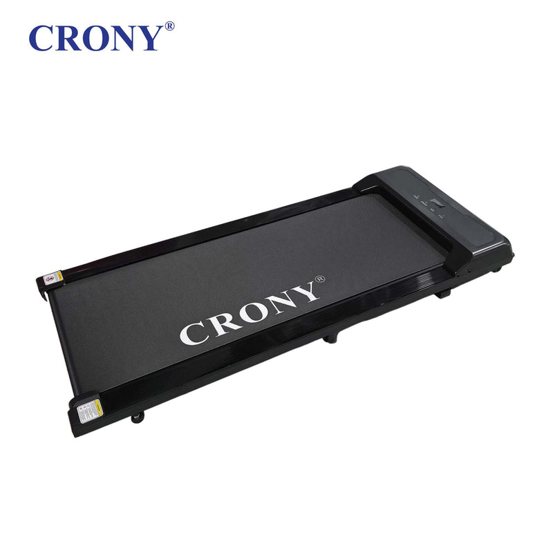 CRONY QK-3001 Electric Walking Machine, 1.3HP Peak Motor, 1–6 km/h Speed, LED Display, Remote Control, Bluetooth App, 100kg Weight Capacity, Compact Treadmill for Home & Office