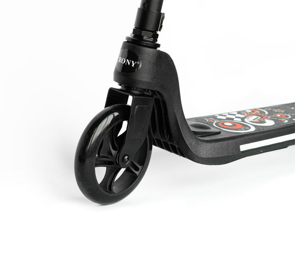 CRONY TLSE-201 Kids Electric Scooter 120W 24V 2.5AH 10-12KMH Range 2-3H Charging Foot Brake Aluminum Alloy Frame