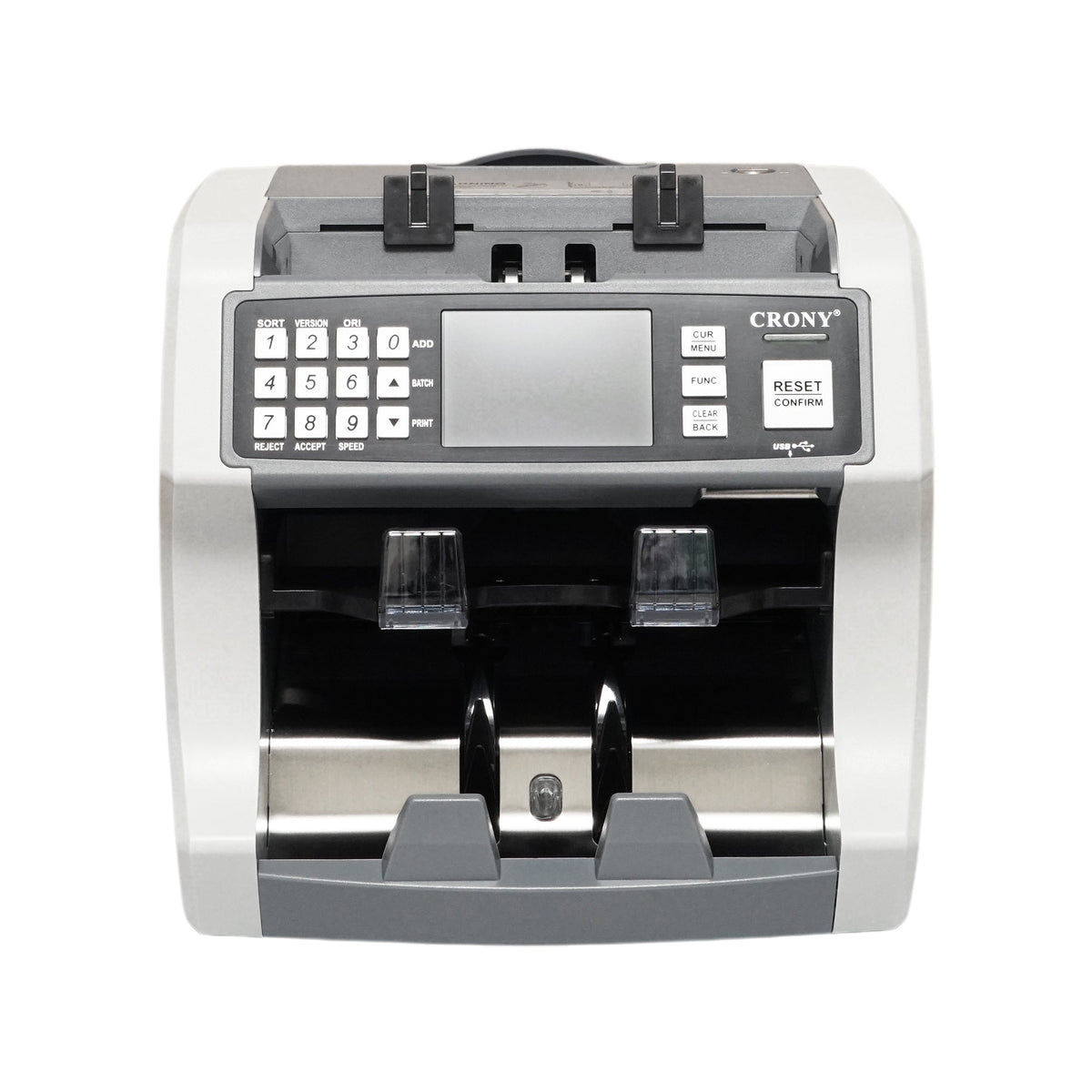 CRONY S200 High-Speed Smart Bill Counter 1000 Notes/Min Built-in Thermal Printer Touch Screen Banknote Verifiers