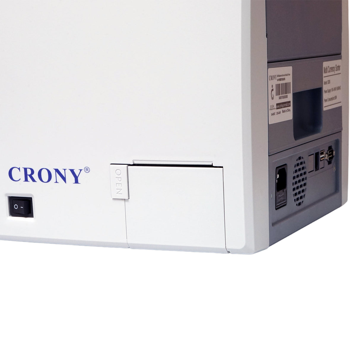 CRONY S200 High-Speed Smart Bill Counter 1000 Notes/Min Built-in Thermal Printer Touch Screen Banknote Verifiers
