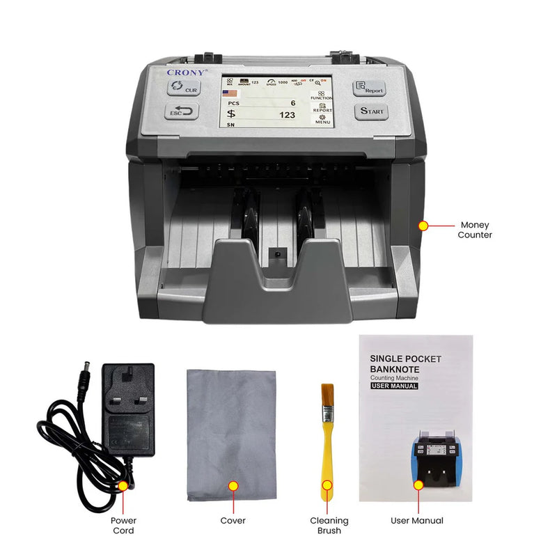 CRONY SH-29C Multi Currency Mix Value Money sorte with UV MG MT IR Detection 800 1000 1200 pcs/min  No reviews  |