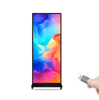 CRONY TX64-2 64 Inch Full HD Vertical Touch Screen Android 11 LED Display Dual Speakers WiFi Bluetooth Advertising machine