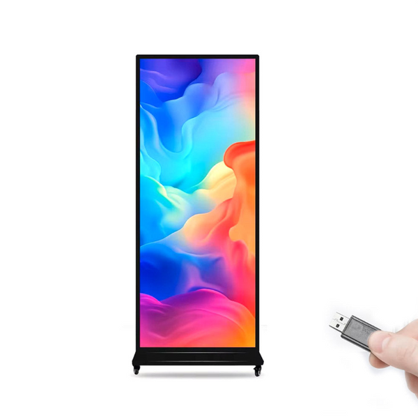 CRONY TX64-2 64 Inch Full HD Vertical Touch Screen Android 11 LED Display Dual Speakers WiFi Bluetooth Advertising machine