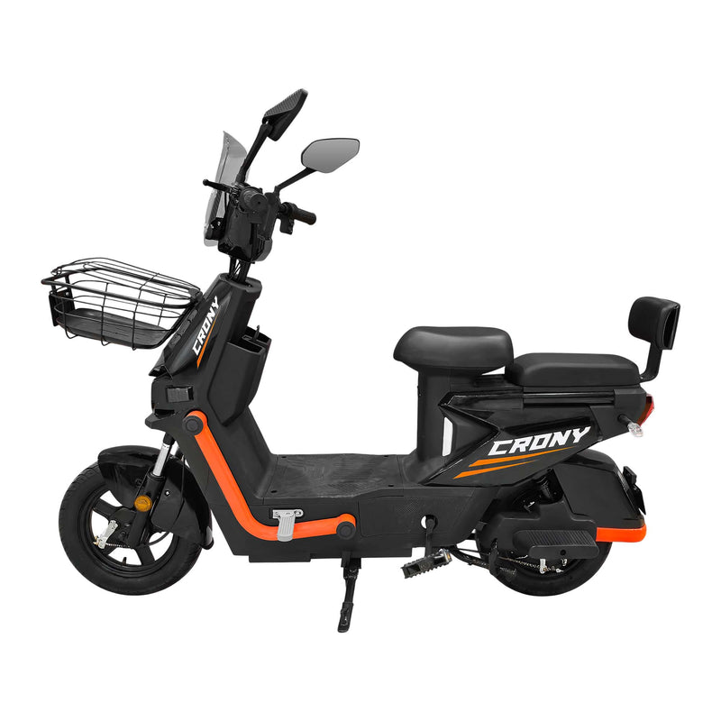 CRONY T10 Tank Electric Scooter, 800W Motor, 48V 20Ah Detachable Battery, 40–60 km/h Top Speed, 40–50 km Range, Dual Seat, Front & Rear Suspension, LCD Display, Front Basket & Bluetooth Speaker