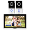 CRONY TY102T-HTD1X2 Smart Video Intercom Doorbell, 10.1-Inch 1024×600 Monitor, 2MP Camera, 2.4G WiFi, Tuya Smart App, ID Card & Monitor Unlock, Remote APP Unlock, Motion Detection, Two-Way Audio, IR Night Vision, 120° Wide-Angle View, Weatherproof