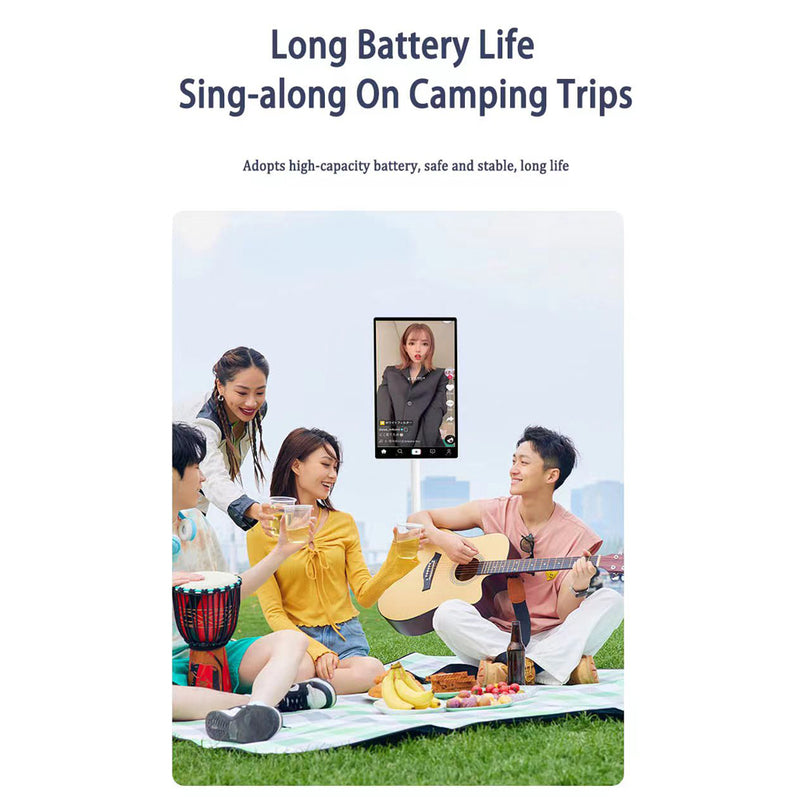 Crony TX24-1 24inch Smart Interactive Mobile Screen,1080 x 1920 IPS Swivel Screen,10000mAh Battery