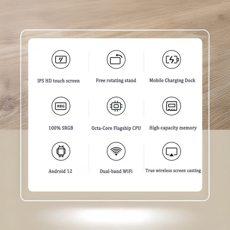 Crony TX24-1 24inch Smart Interactive Mobile Screen 1080 x 1920 IPS Swivel Screen 10000mAh Battery