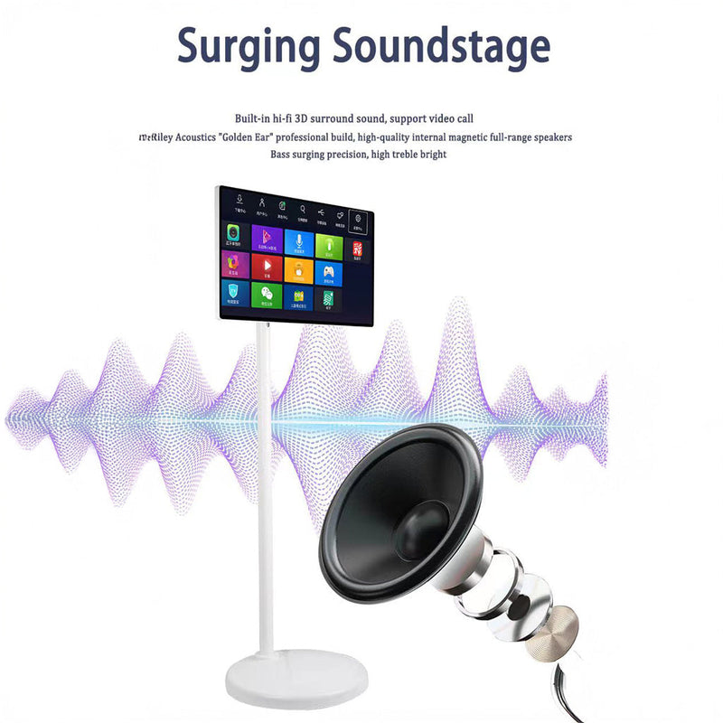 Crony TX24-1 24inch Smart Interactive Mobile Screen 1080 x 1920 IPS Swivel Screen 10000mAh Battery