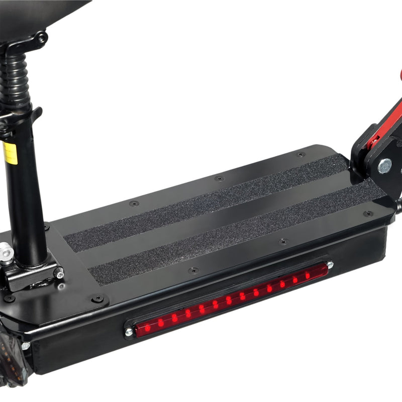 CRONY V10 Big Display+Seat Electric Scooter 1200W Motor 48V/14AH Battery 25-35KM Range Disc Brakes Front/Rear Suspension