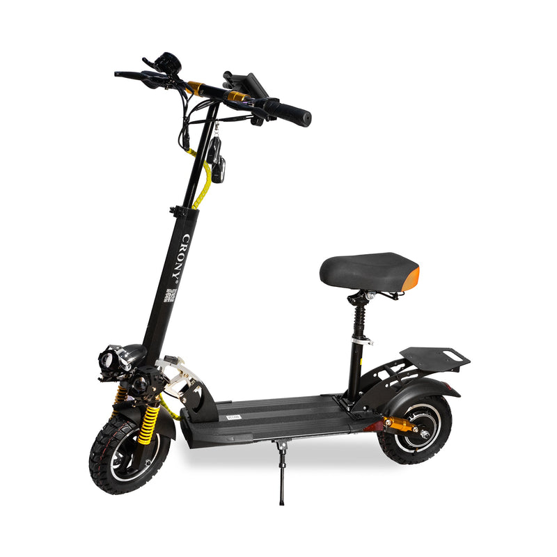 CRONY V10+ PRO 1500W 10 inch Wide tire High configuration E-Scooter Electric Scooter 10" Off-Road Tires Bluetooth Speaker Phone Holder