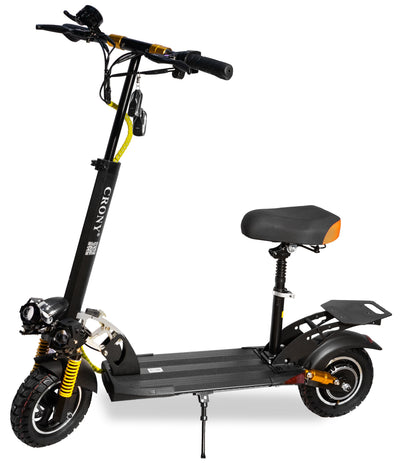 CRONY V10+ PRO 1500W 10 inch Wide tire High configuration E-Scooter Electric Scooter 10" Off-Road Tires Bluetooth Speaker Phone Holder