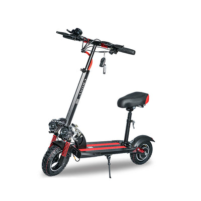 CRONY V10 Red Fast Speed Electric Scooter 1200W Motor, 48V Battery, Top Speed 68Km/h, Range 20-40Km, Triple LED Headlamps, Base LED Lights, 10 Inch Tyres