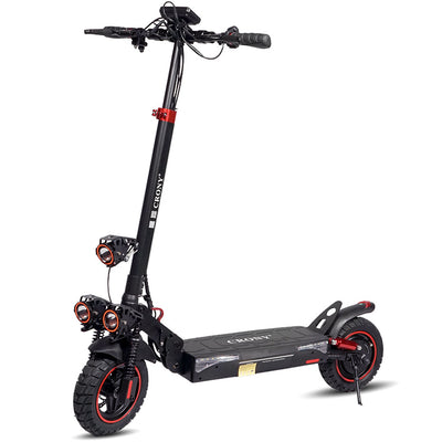 CRONY T4 big display high speed E-scooter  Foldable Electric Scooter  10inch Black , Smart Lock and App