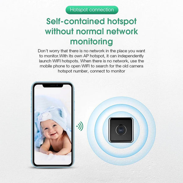 CRONY W10 Wifi iWFCam 1080P Camera HD Mini Wireless Wifi Camera with Motion Detection
