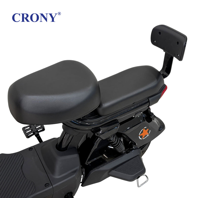 The CRONY W12 Great Wall Cannon is a practical and durable electric scooter designed for adult passenger transport. Powered by a 500W brushless motor