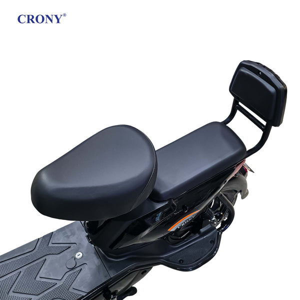 CRONY W8 Golden Eagle Electric Bike, Black, 350W Rear Hub Motor, 48V 12Ah/20Ah Battery, 40 km/h Top Speed, 31–60 km Range, 14-Inch Wheels, 3-Speed, Front Drum & Rear Locking Brake, Long-Range Electric City Bike