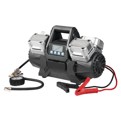 CRONY WM 102-45 12V Heavy Duty Air Compressor, 150 PSI, 400L/Min Air Flow, 4-Cylinder Tyre Inflator with 7M Air Hose, 100A Rated Current, Overload & Overheat Protection for Cars, Trucks & Off-Road Vehicles