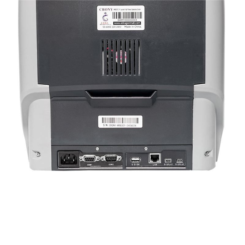 CRONY Banknote Verifiers WR8301 2+1 Multi Currency Mix Value Money sorter Pocket Money Counter and Sorter