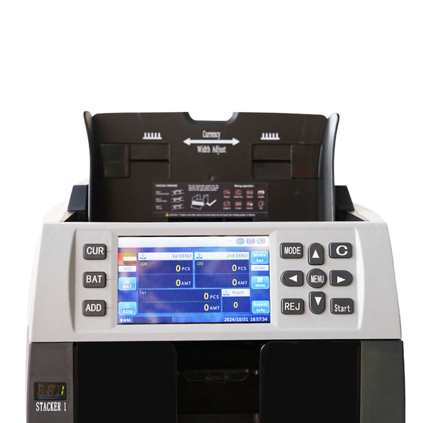 CRONY Banknote Verifiers WR8301 2+1 Multi Currency Mix Value Money sorter Pocket Money Counter and Sorter