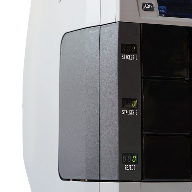 CRONY Banknote Verifiers WR8301 2+1 Multi Currency Mix Value Money sorter Pocket Money Counter and Sorter