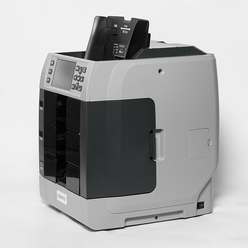 CRONY Banknote Verifiers WR8301 2+1 Multi Currency Mix Value Money sorter Pocket Money Counter and Sorter