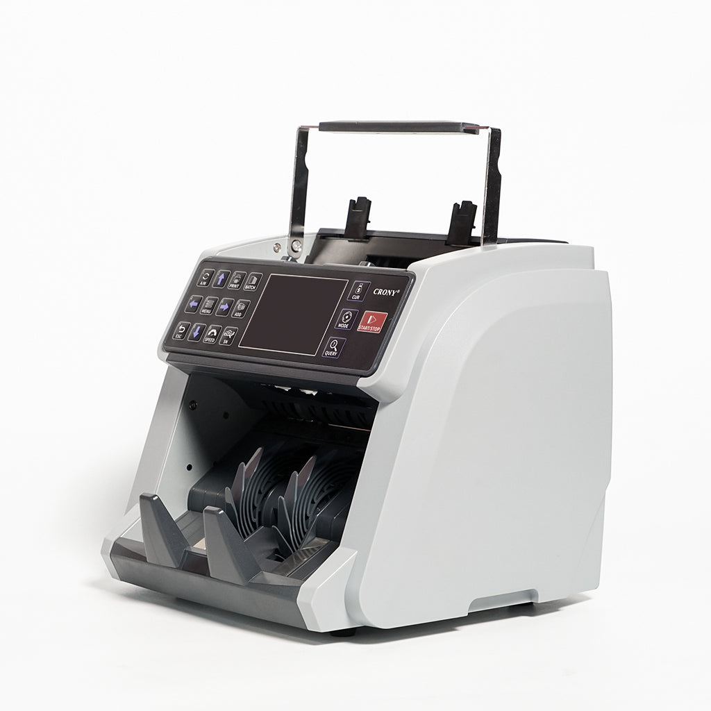 CRONY High-Efficiency Multifunctional Bill Counter WRM-995 with Serial Number Recognition and High-Speed Counting Banknote Verifiers