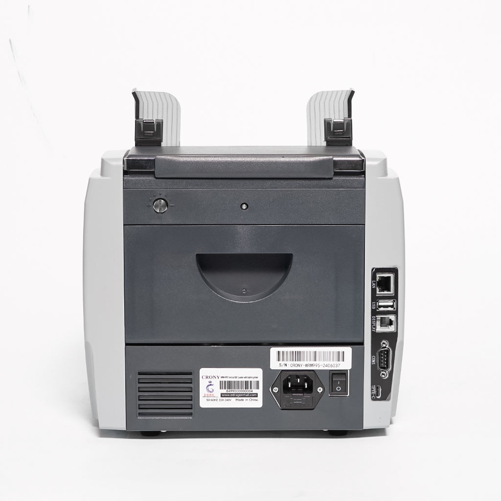CRONY High-Efficiency Multifunctional Bill Counter WRM-995 with Serial Number Recognition and High-Speed Counting Banknote Verifiers