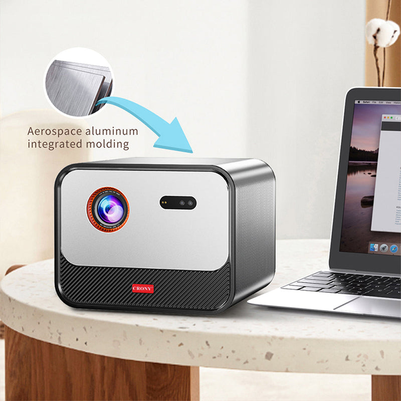 CRONY X5 4K 3D Projector with KTV BT speaker Smart Projector 1600ANSI Lumens 1080P FHD Portbale Home Theater Global Version Bluetooth MEMC RGB-LED Outdoor Beamer