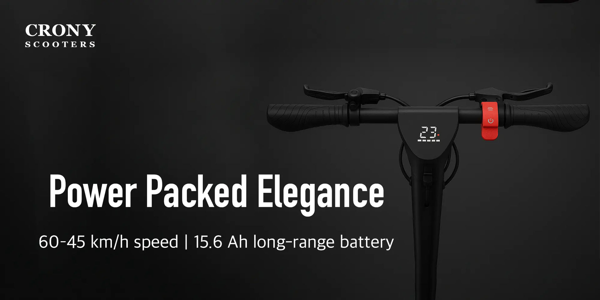 CRONY X9 Plus Folding E-scooter 500W 36V 15.6AH 35-65KM Range Disc Brakes Aluminum Alloy Frame LCD Display LED Headlamp Easy Folding - Hero Banner 2