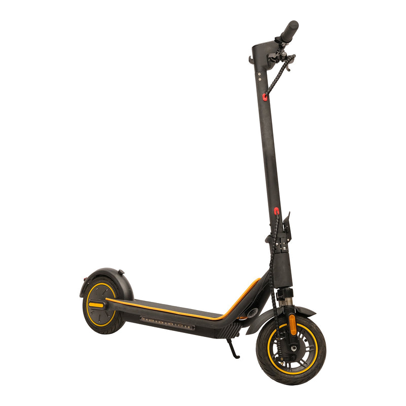 CRONY Q6 Foldable Electric Scooter 350W 36V 7.5A 25-35KMH Endurance 3-5H Charging APP Bluetooth Sound System Side Lights LED Tail Light