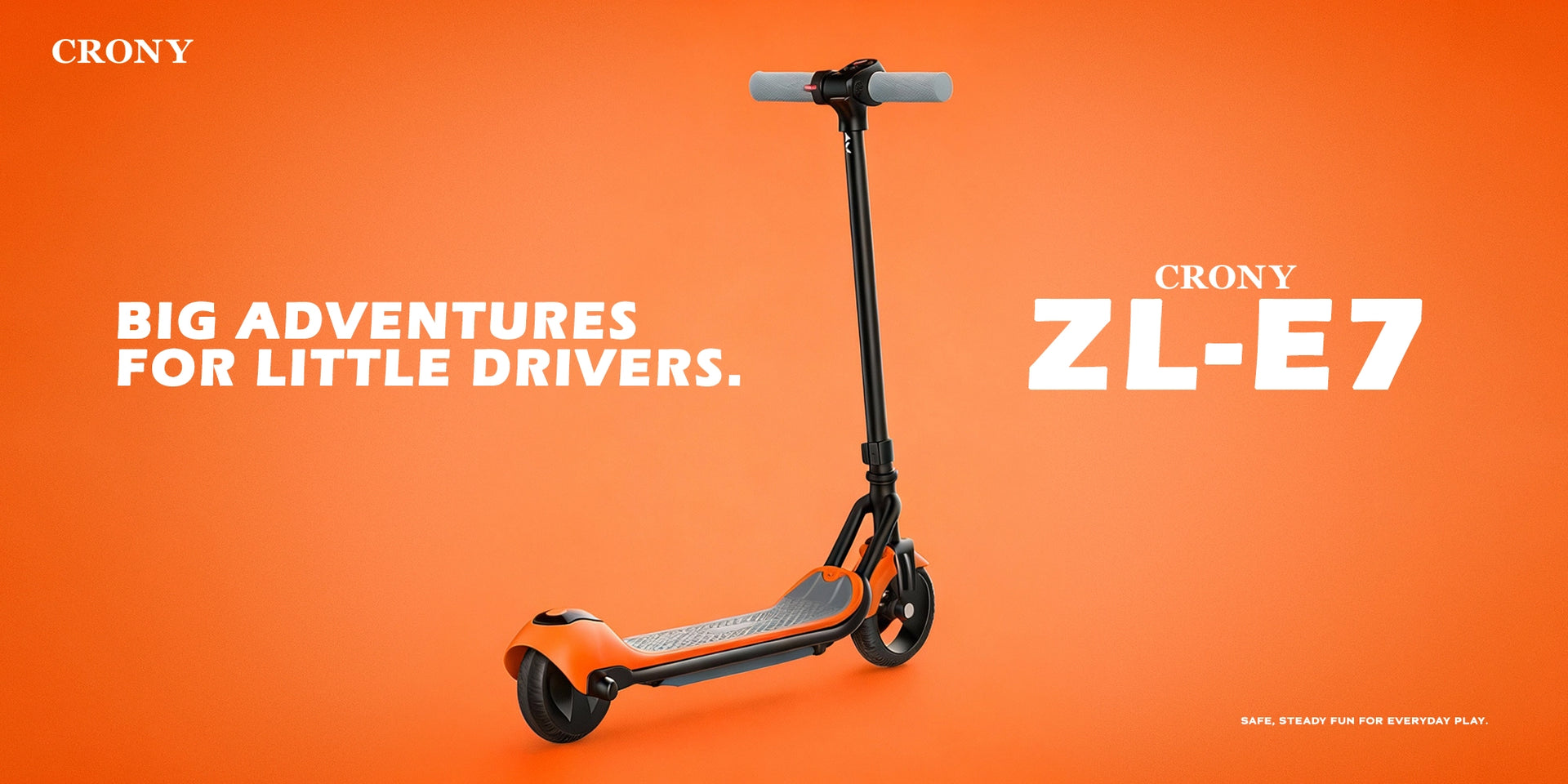 CRONY ZL-E7 Kids Electric Scooter Children's Electric Scooter 14KM/H - Hero Banner 3