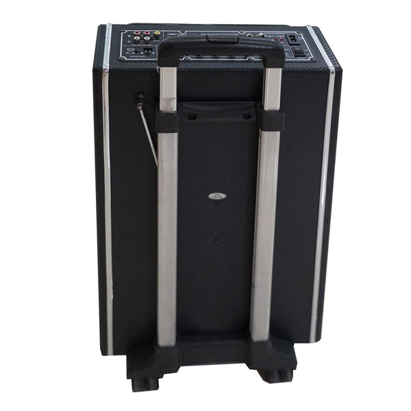 A109DPI speaker Square dance sound outdoor pull rod audio box with wireless microphone video playback - Edragonmall.com