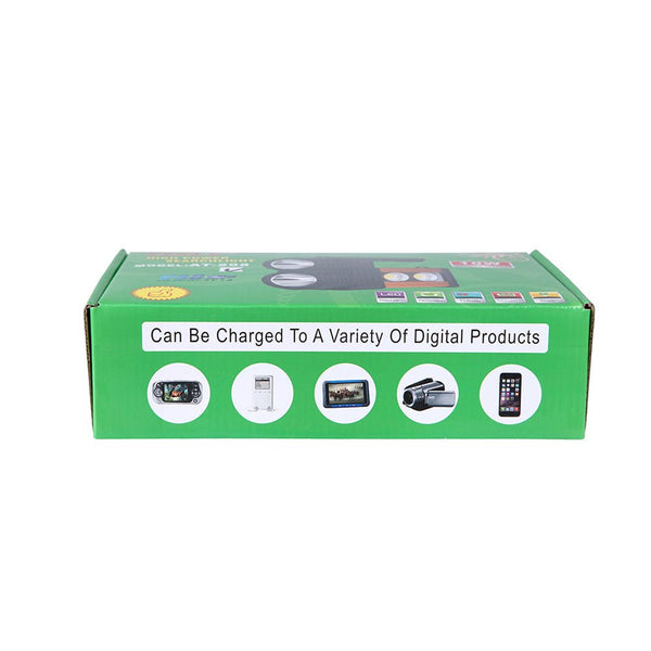 AT-298 solar power system Torcia Lampada A Led Ricaricabile Emergenza 10w 200 Metri Usb Luce Gialla Bianca - Edragonmall.com