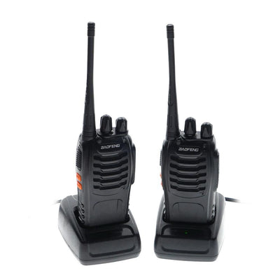 Baofeng 5W BF-888S  2 Pcs Walkie Talkies  Dual-frequency 2-4 KM