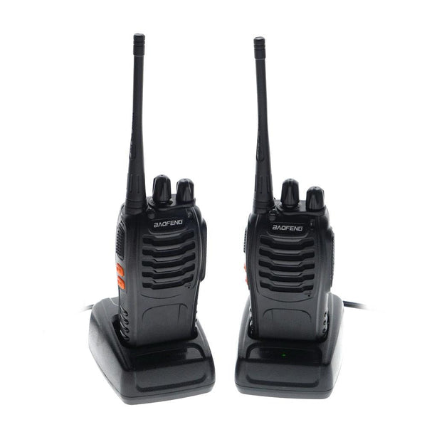 Baofeng 5W BF-888S  2 Pcs Walkie Talkies  Dual-frequency 2-4 KM