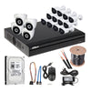 CCTV Camera for Home 16 channel 5MP Kit T1A51P 1500TP (4TB HDD)
