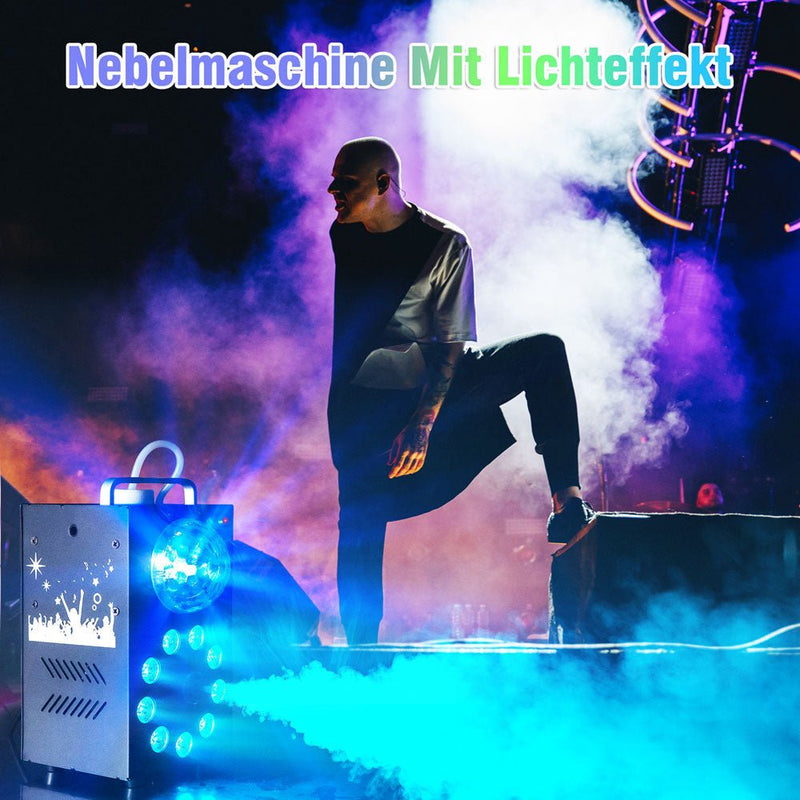 1000W fog machine With LED 3In1 Full Color Stage Smoke Machine For Theatre Disco Dj Bar Wedding Vertical Smog Machine