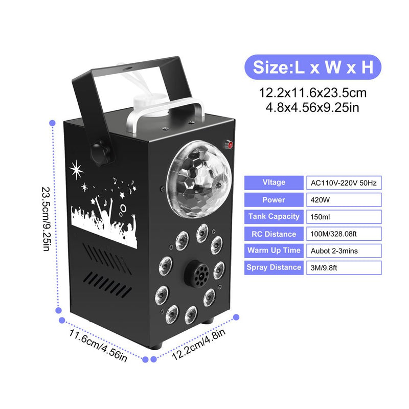 1000W fog machine With LED 3In1 Full Color Stage Smoke Machine For Theatre Disco Dj Bar Wedding Vertical Smog Machine