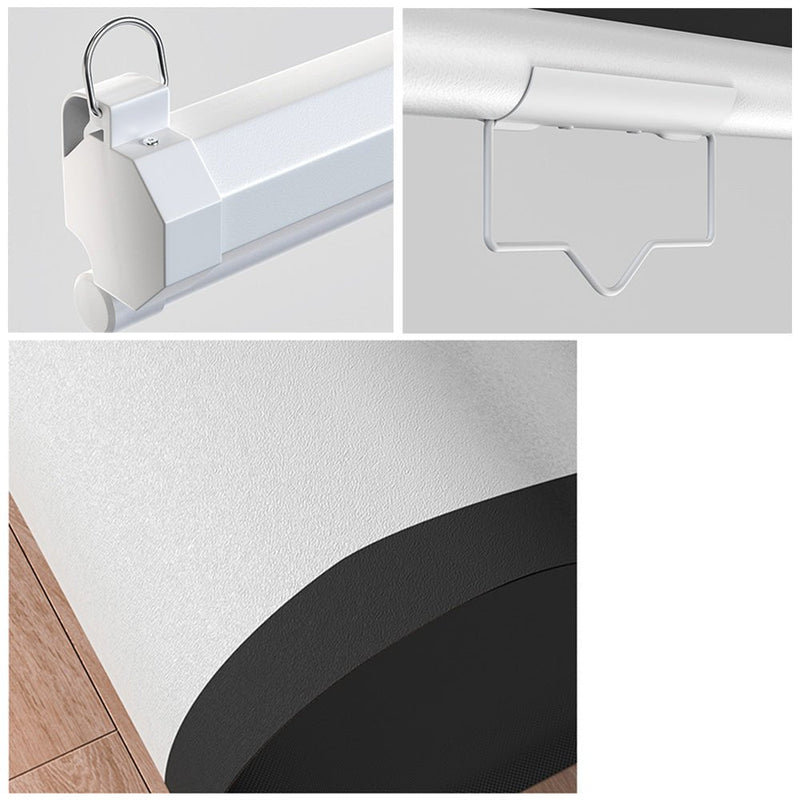 Crony 120 Inch 4:3 Anti-Light Projection Screen Widescreen Projector Manual Pull Down Projection Screen - Edragonmall.com