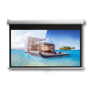 Crony 120 Inch 4:3 Anti-Light Projection Screen Widescreen Projector Manual Pull Down Projection Screen