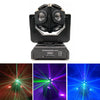 Crony 12pcs X 10W LED Super Beam Mini Moving Head light Double Ball Football Light RGBW Color For KTV bar, art bar,Di bar, stage - Edragonmall.com