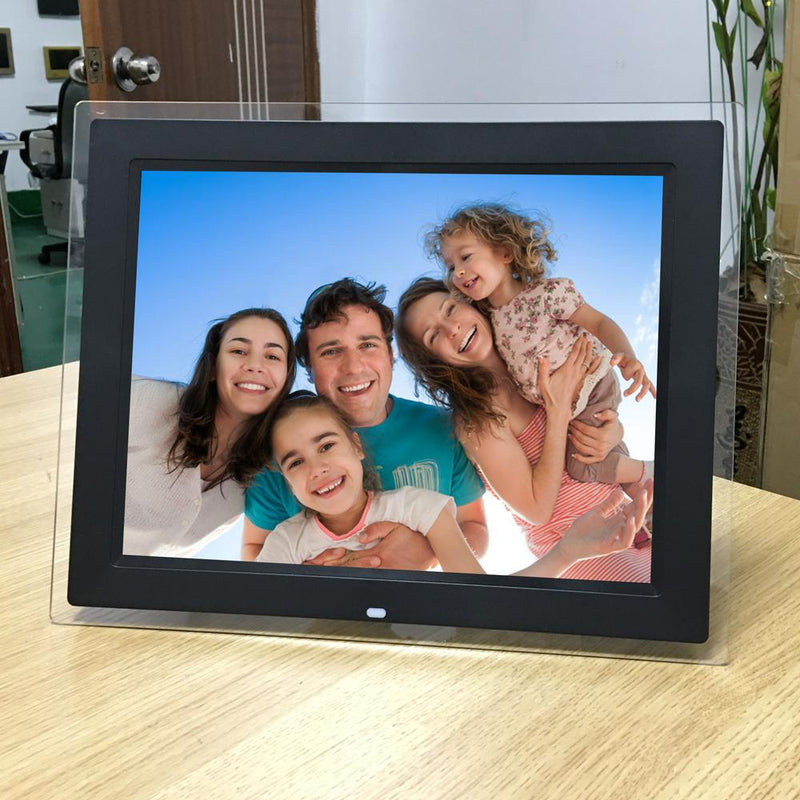 Crony 1402 Best Video Photo Frame, 15 Inch, HD Digital Picture Frame Supports Music, Video & Film -Black - Edragonmall.com