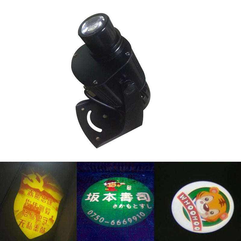 CRONY 150W AD waterproof with motor logo lamp LED HD Projection Advertising DIY LOGO Custom Lmage Projector Lamp LED display - Edragonmall.com