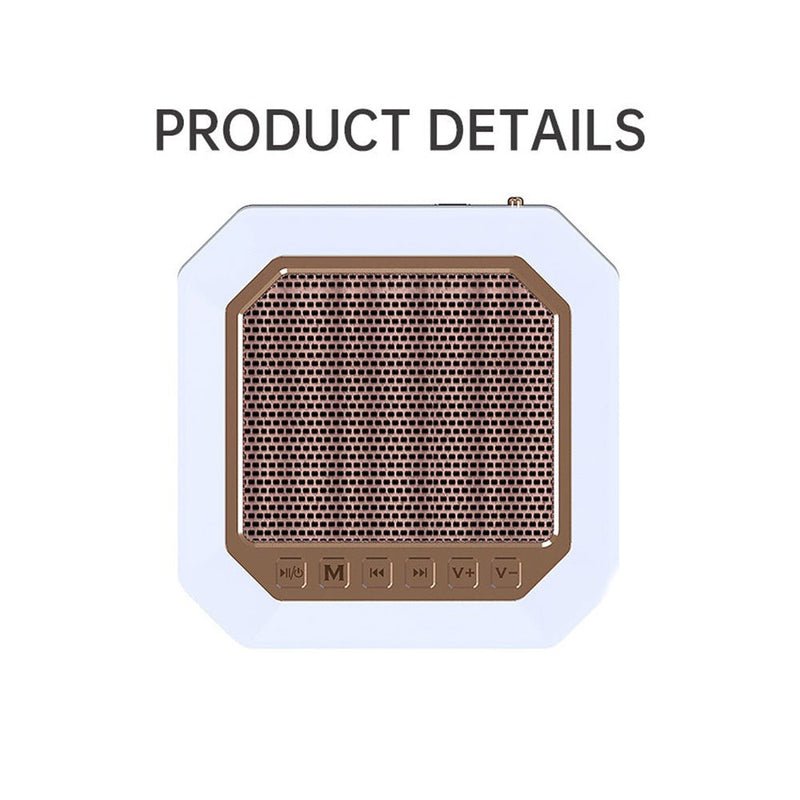 CRONY 229 SQ-303 Quran Speaker Al Quran player with App control 8GB LED Light azan Clock Touch lamp holy al quran speaker - Edragonmall.com